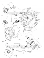 ENGINE, CAM BOX AND OIL PUMP - N121C/V/D ALL OPTIONS (INDIANOILPUMP12CC)