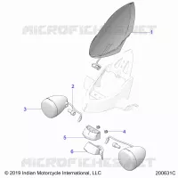 ELEKTRIC, TURN SIGNAL, REAR AND TAILLIGHT