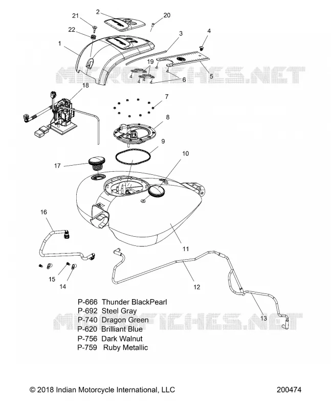 KRAFTSTOFFSYSTEM, FUEL TANK ASM.