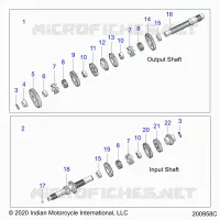 ANTRIEB, INPUT/OUTPUT SHAFT ASM.