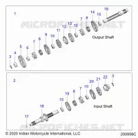ANTRIEB, INPUT/OUTPUT SHAFT ASM.