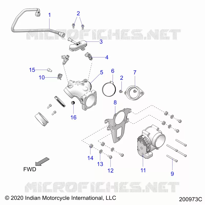 KRAFTSTOFFSYSTEM, FUEL CLAM SHELL/THROTTLE BODY