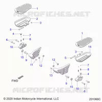 CHASSIS, FLOORBOARD, PASSENGER