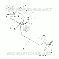 BREMSES, BREMSE LINE, REAR, ABS