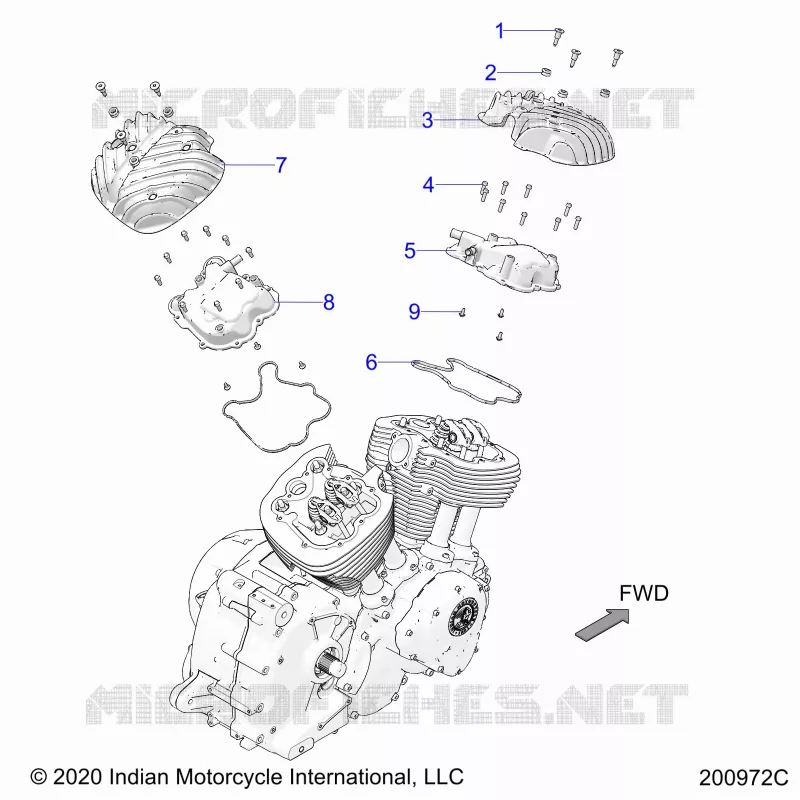 MOTOR, ROCKER COVERS