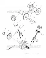 ENGINE, PISTON AND KURBELWELLE
