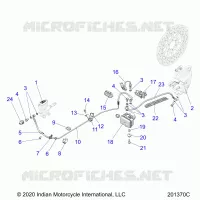 HINTERBREMSE ASM., W/ABS