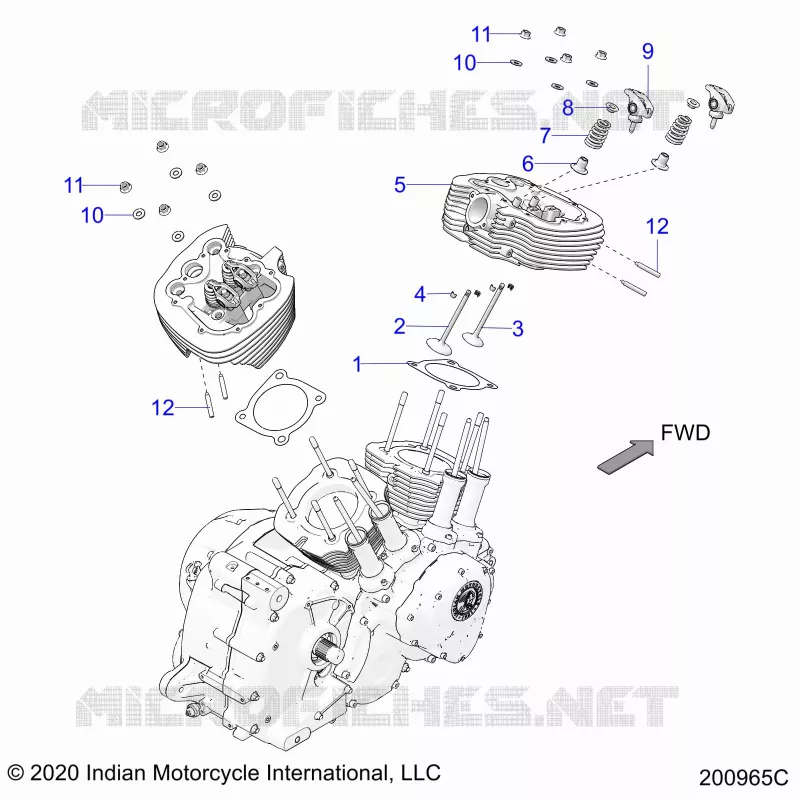ENGINE, ZYLINDERKOPF ASM.