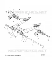 HINTERRADAUFHÃ„NGUNG ASM., SWING ARM AND SHOCKS
