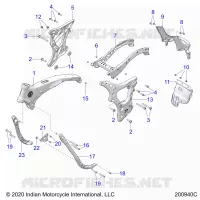 CHASSIS, RAHMEN ASM.