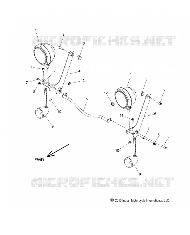 ELEKTRIC, LIGHT BAR AND TURN SIGNAL, FRONT