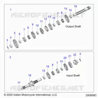ANTRIEB, INPUT/OUTPUT SHAFT ASM.