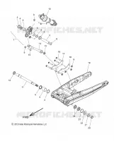HINTERRADAUFHÃ„NGUNG ASM., SWING ARM AND SHOCK