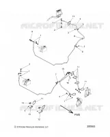 BREMSES, BREMSE LINE, FRONT, ABS