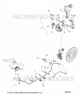 BREMSES, REAR ASM. (NON ABS)