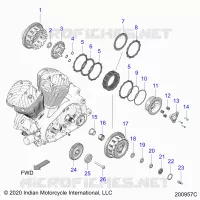 ANTRIEB, CLUTCH AND PRIMARY DRIVE