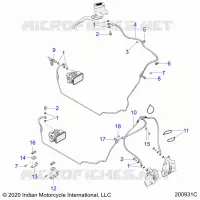 BREMSES, BREMSE LINE, FRONT, ABS