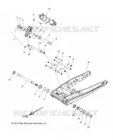 HINTERRADAUFHÃ„NGUNG ASM., SWING ARM AND SHOCK