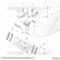 KENNZEICHENHALTER/REAR LIGHT HOUSING