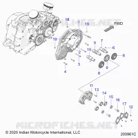 MOTOR, CAM SHAFTS AND GEARS