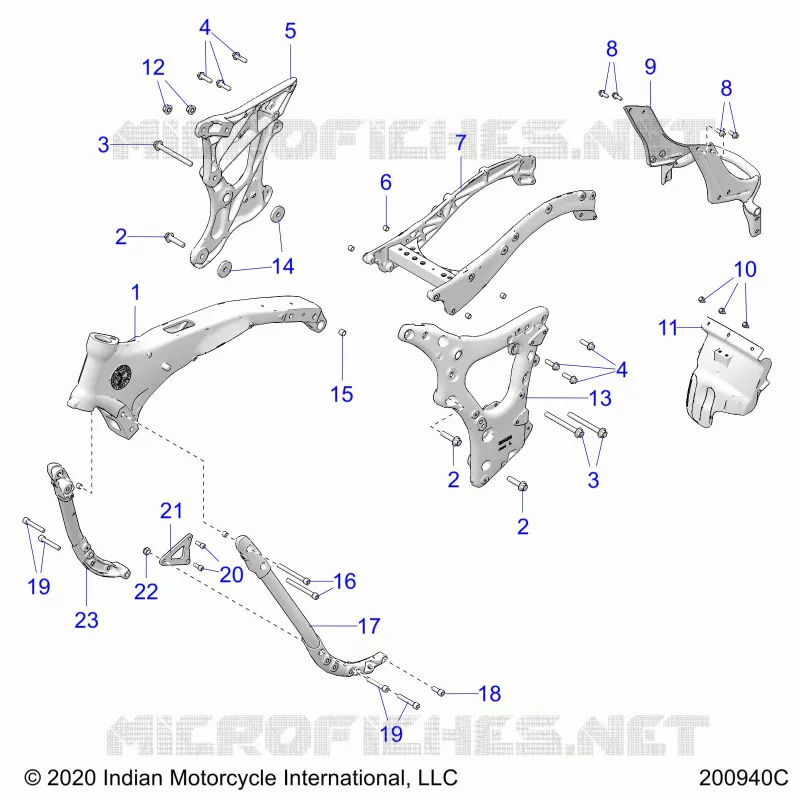 CHASSIS, RAHMEN ASM.