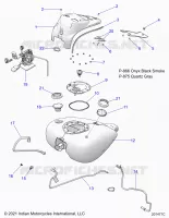 KRAFTSTOFFSYSTEM, FUEL TANK ASM.