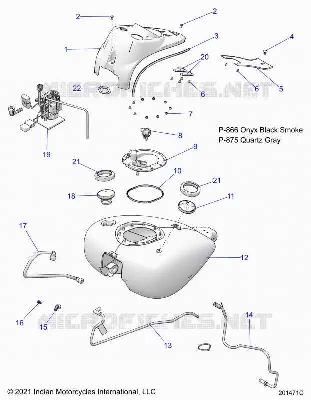 KRAFTSTOFFSYSTEM, FUEL TANK ASM.