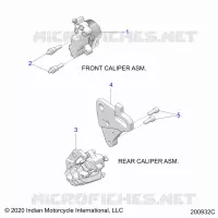 BRAKES, BREMSZANGE VORNE AND REAR