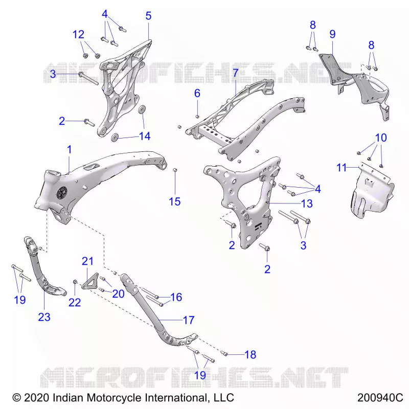 CHASSIS, RAHMEN ASM.
