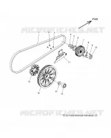 ANTRIEB, DRIVE SPROCKET, BELT AND GUARD