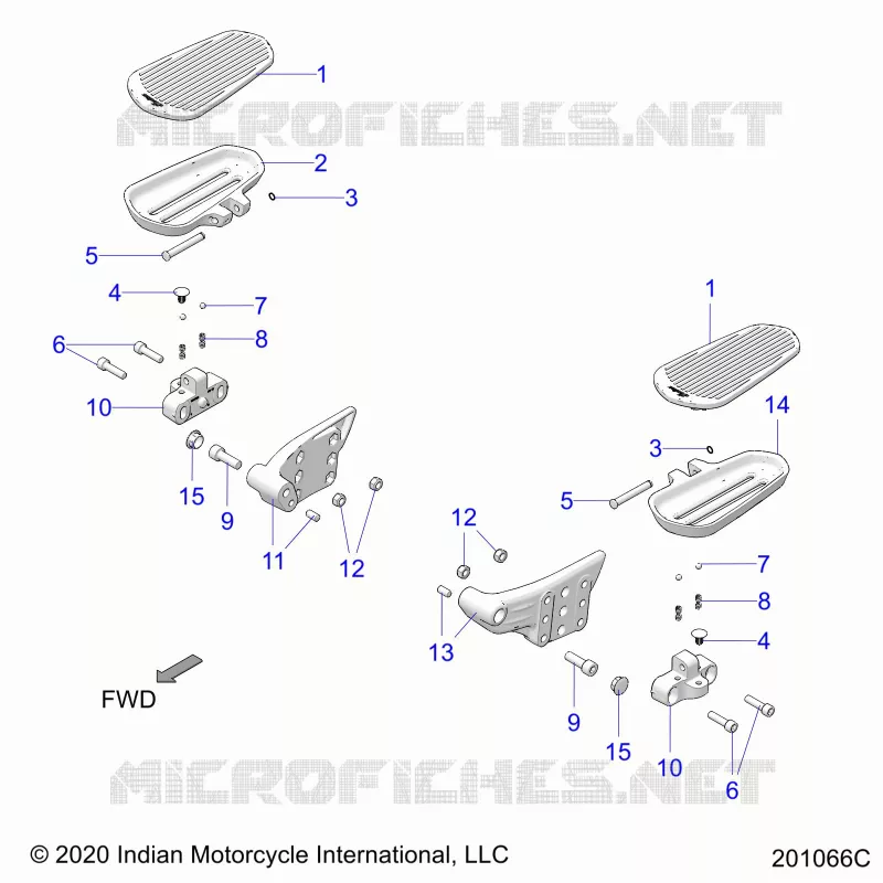 CHASSIS, FLOORBOARD, PASSENGER