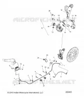 HINTERBREMSE ASM. (NON ABS)