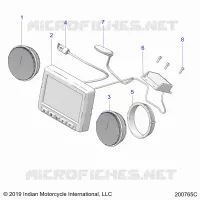 ELEKTRIC, INSTRUMENT CLUSTER