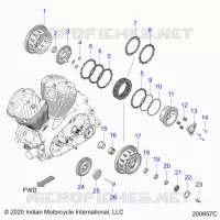 ANTRIEB, CLUTCH AND PRIMARY DRIVE