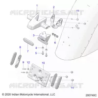 KENNZEICHENHALTER/REAR LIGHT HOUSING
