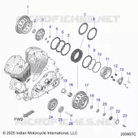 ANTRIEB, CLUTCH AND PRIMARY DRIVE