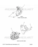 BRAKES, BREMSZANGE VORNE AND REAR
