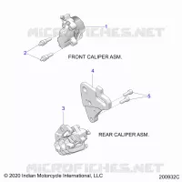 BRAKES, BREMSZANGE VORNE AND REAR