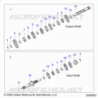 ANTRIEB, INPUT/OUTPUT SHAFT ASM.