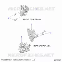 BRAKES, BREMSZANGE VORNE AND REAR