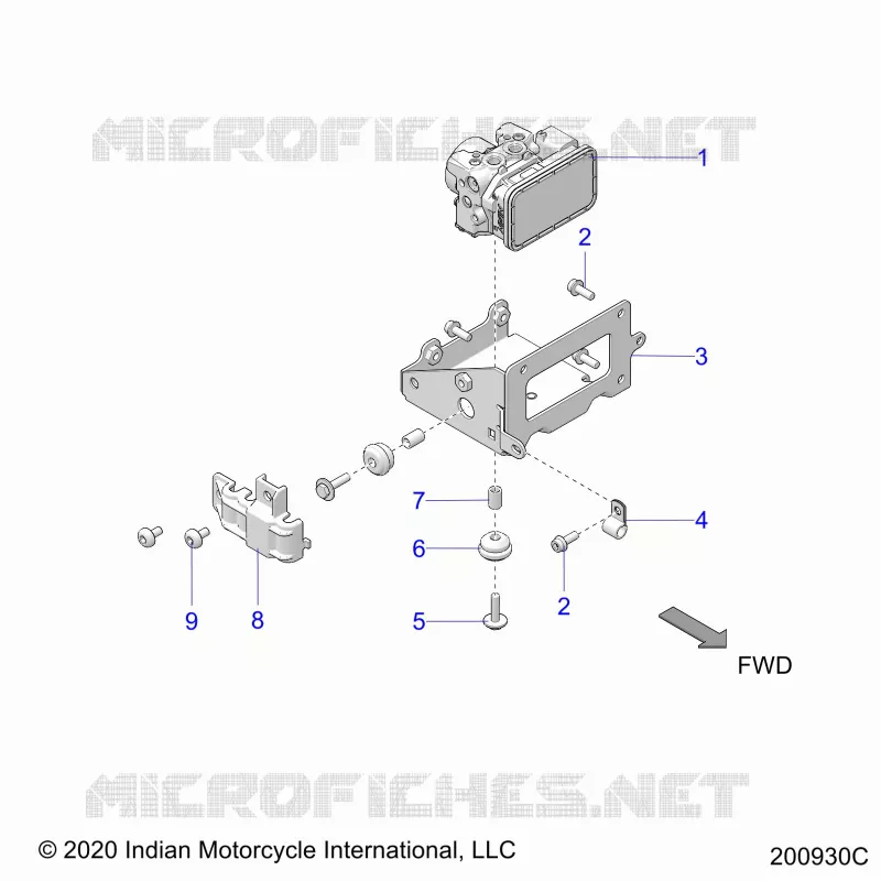 BREMSES, ABS MODULE ASM.