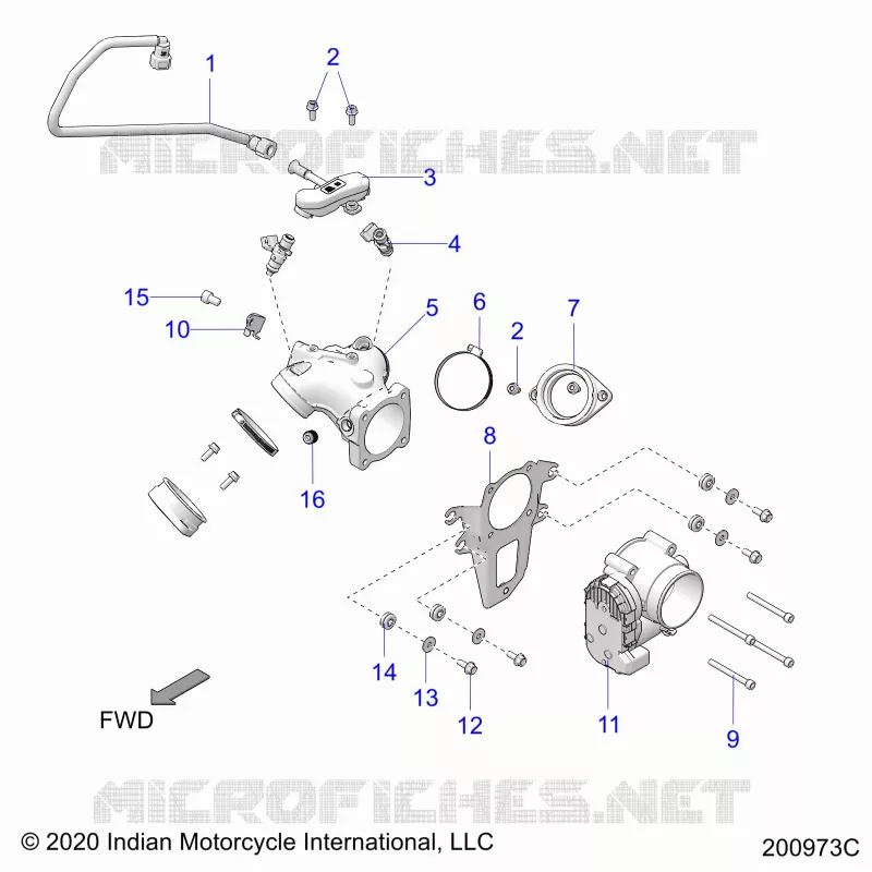 KRAFTSTOFFSYSTEM, FUEL CLAM SHELL/THROTTLE BODY