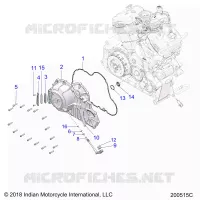 ENGINE, PRIMARY AND CLUTCH COVER