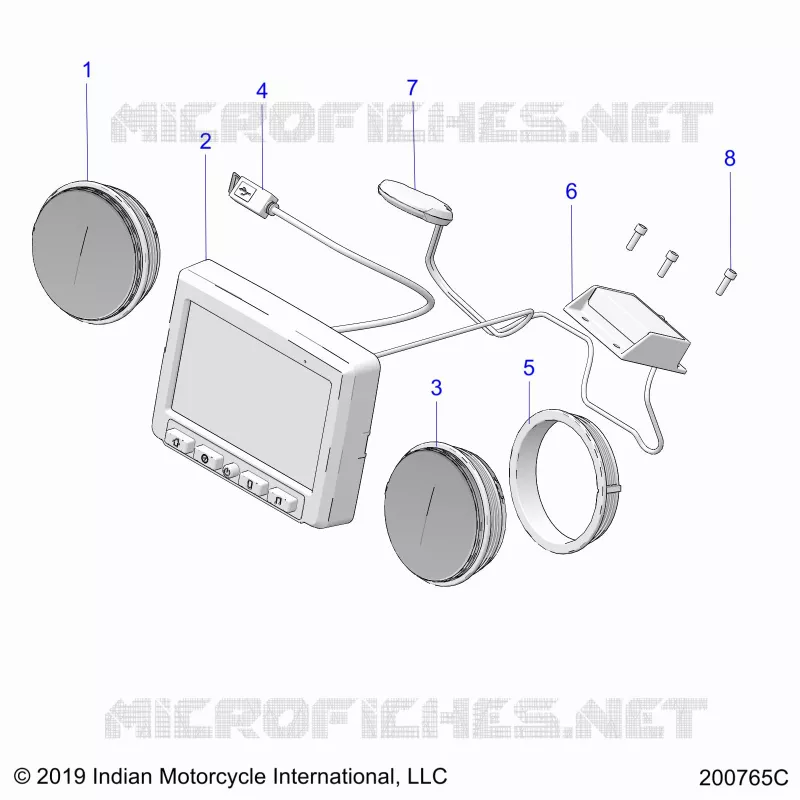 ELEKTRIC, INSTRUMENT CLUSTER
