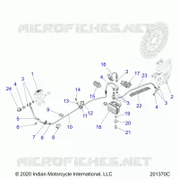 HINTERBREMSE ASM., W/ABS