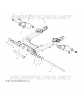 HINTERRADAUFHÄNGUNG ASM., SWING ARM AND SCHOCKS