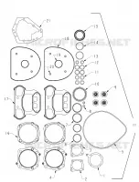 ENGINE GASKET SET COMPLETE - N131C/D/V ALL OPTIONS (INDIANGASKETKITENG12CC)