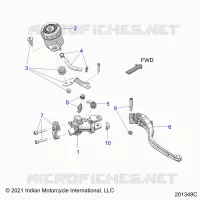 BRAKES, MASTER CYLINDER, FRONT
