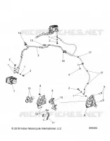 BREMSES, FRONT ASM., W/ABS