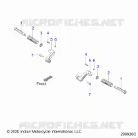 CHASSIS, FOOTPEG, PASSENGER